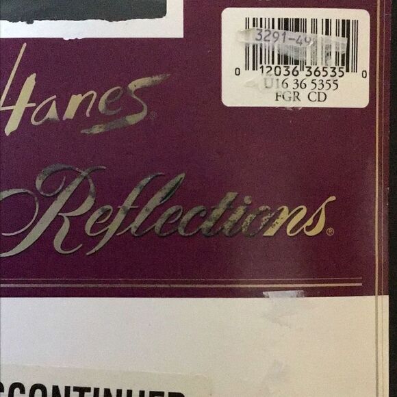 Hanes Silk Reflections pantyhose Forrest green size CD - Picture 4 of 5